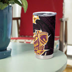 Brisbane Broncos Tumbler Cup Polynesian Tribal Tattoo Pacific Sport Art