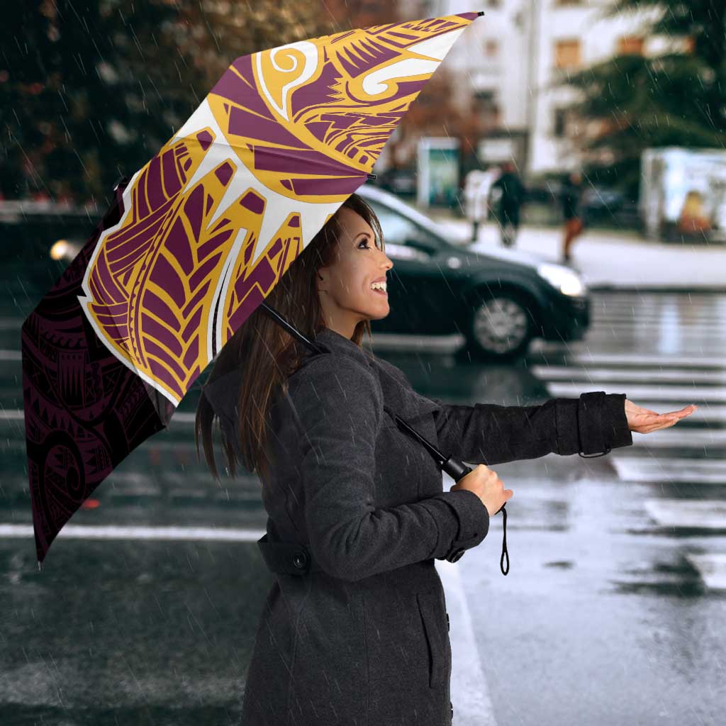 Brisbane Broncos Umbrella Polynesian Tribal Tattoo Pacific Sport Art