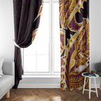 Brisbane Broncos Window Curtain Polynesian Tribal Tattoo Pacific Sport Art