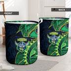 Canberra Raiders Laundry Basket Polynesian Tribal Tattoo Pacific Sport Art