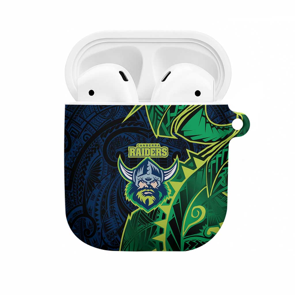 Canberra Raiders AirPods Case Polynesian Tribal Tattoo Pacific Sport Art