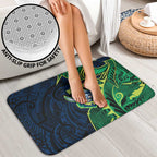 Canberra Raiders Bathroom Set Polynesian Tribal Tattoo Pacific Sport Art