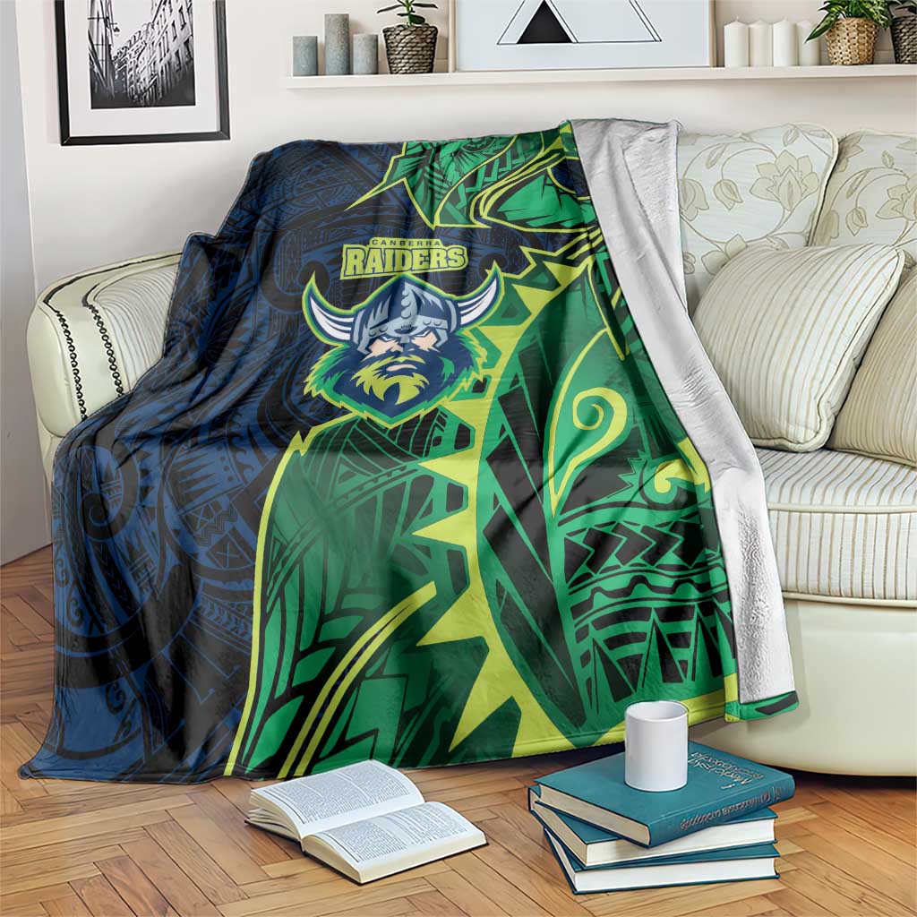 Canberra Raiders Blanket Polynesian Tribal Tattoo Pacific Sport Art