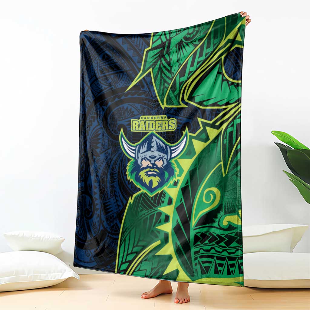 Canberra Raiders Blanket Polynesian Tribal Tattoo Pacific Sport Art