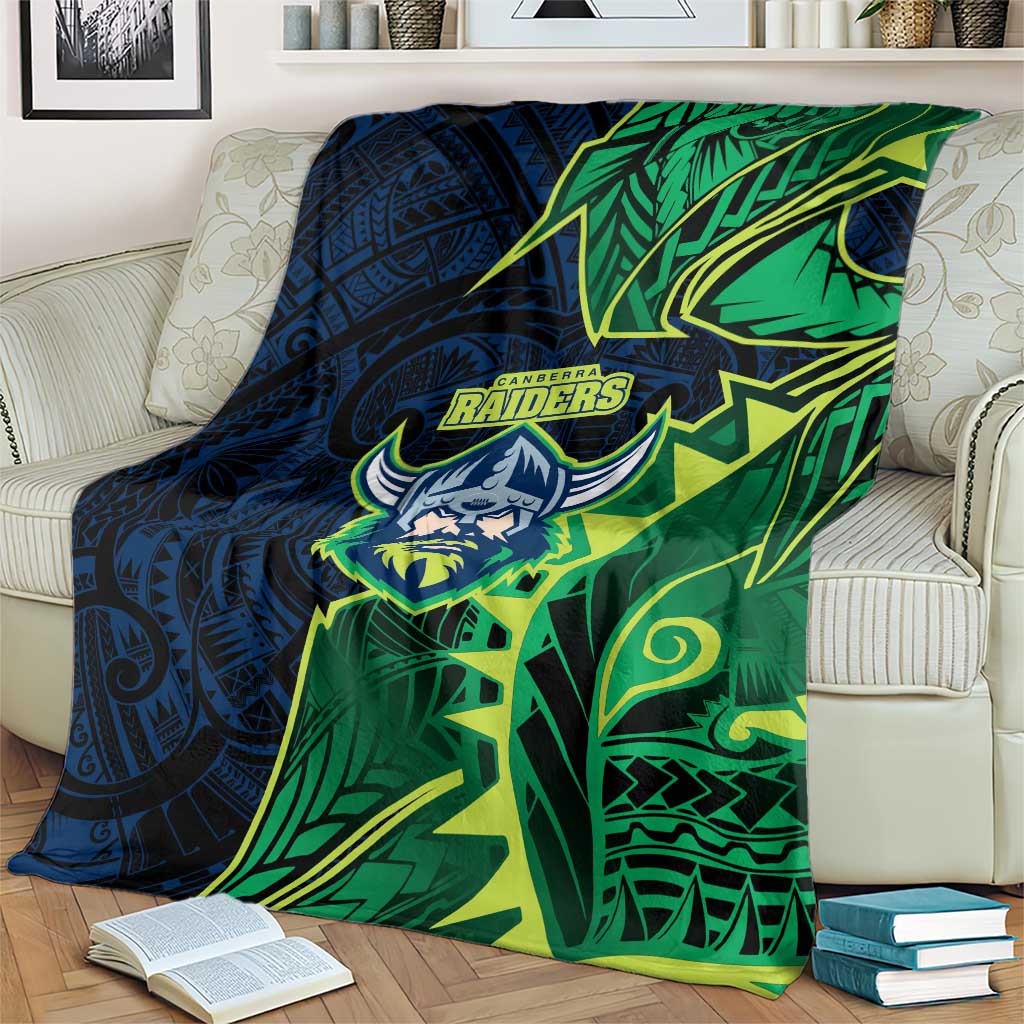 Canberra Raiders Blanket Polynesian Tribal Tattoo Pacific Sport Art