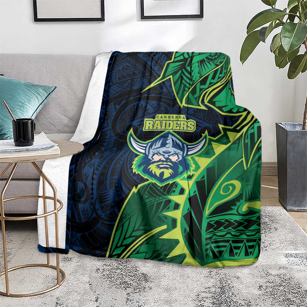 Canberra Raiders Blanket Polynesian Tribal Tattoo Pacific Sport Art