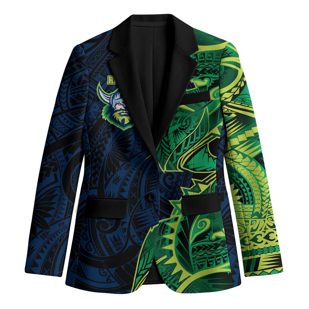 Canberra Raiders Blazer Polynesian Tribal Tattoo Pacific Sport Art