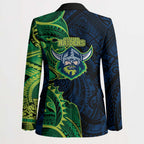 Canberra Raiders Blazer Polynesian Tribal Tattoo Pacific Sport Art