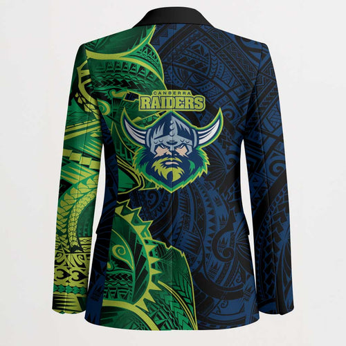 Canberra Raiders Blazer Polynesian Tribal Tattoo Pacific Sport Art