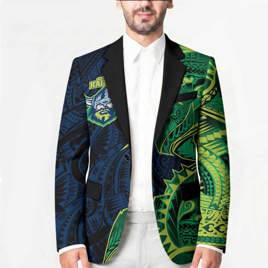 Canberra Raiders Blazer Polynesian Tribal Tattoo Pacific Sport Art