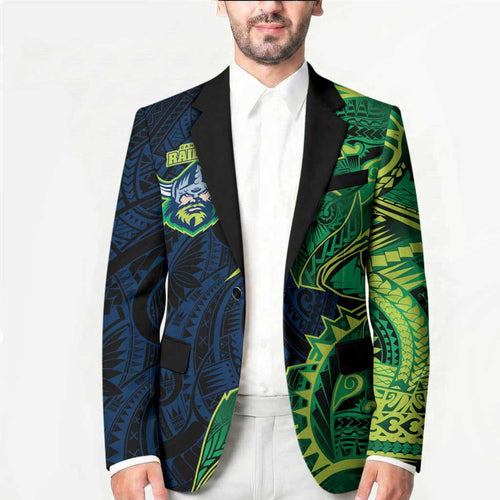 Canberra Raiders Blazer Polynesian Tribal Tattoo Pacific Sport Art