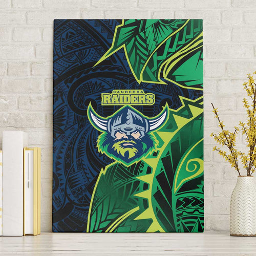Canberra Raiders Canvas Wall Art Polynesian Tribal Tattoo Pacific Sport Art