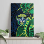 Canberra Raiders Canvas Wall Art Polynesian Tribal Tattoo Pacific Sport Art