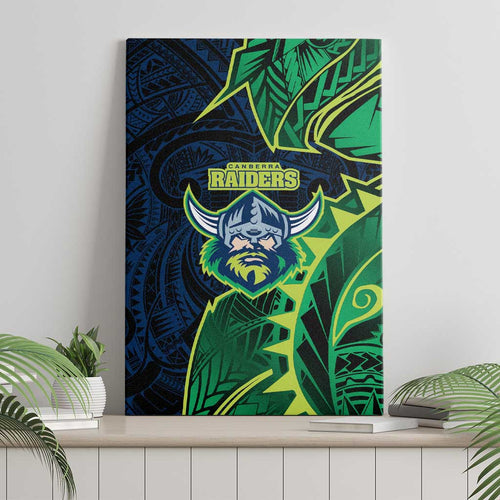 Canberra Raiders Canvas Wall Art Polynesian Tribal Tattoo Pacific Sport Art