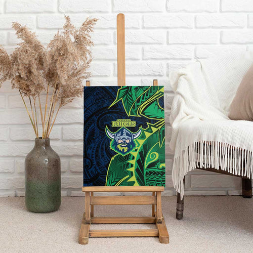 Canberra Raiders Canvas Wall Art Polynesian Tribal Tattoo Pacific Sport Art