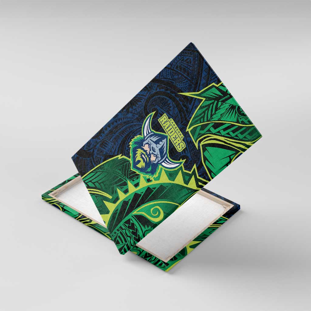 Canberra Raiders Canvas Wall Art Polynesian Tribal Tattoo Pacific Sport Art