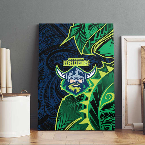 Canberra Raiders Canvas Wall Art Polynesian Tribal Tattoo Pacific Sport Art