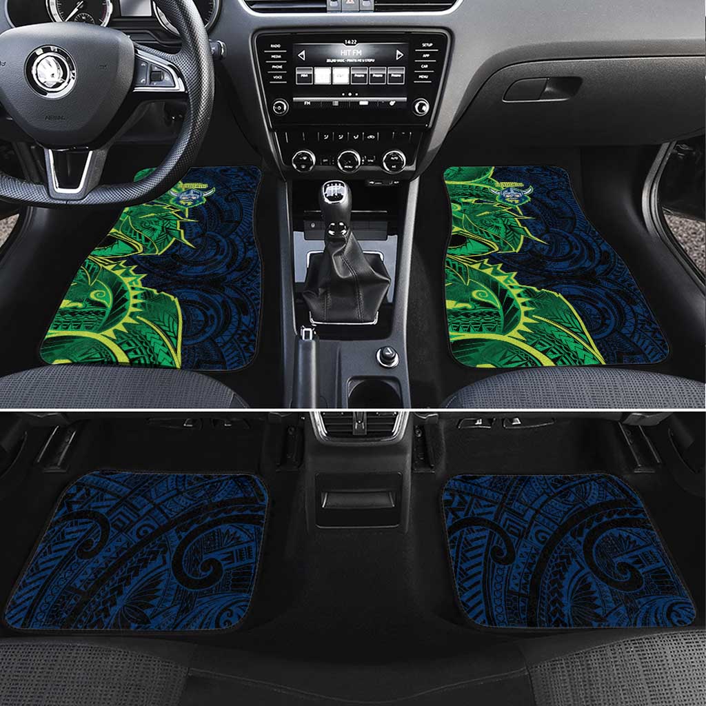 Canberra Raiders Car Mats Polynesian Tribal Tattoo Pacific Sport Art