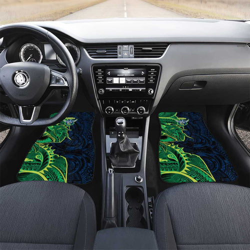 Canberra Raiders Car Mats Polynesian Tribal Tattoo Pacific Sport Art