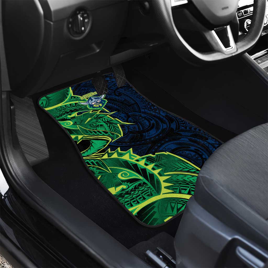 Canberra Raiders Car Mats Polynesian Tribal Tattoo Pacific Sport Art