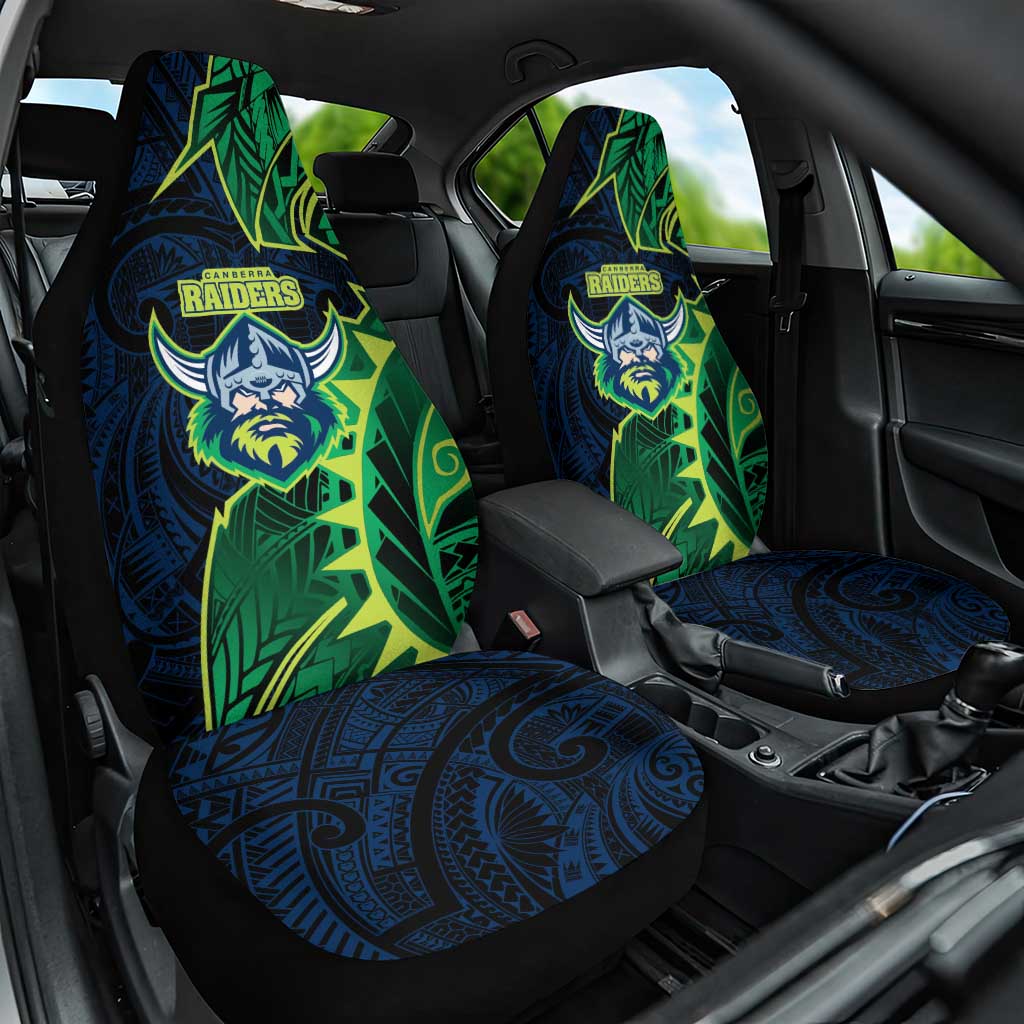 Canberra Raiders Car Seat Cover Polynesian Tribal Tattoo Pacific Sport Art