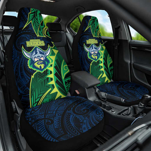 Canberra Raiders Car Seat Cover Polynesian Tribal Tattoo Pacific Sport Art