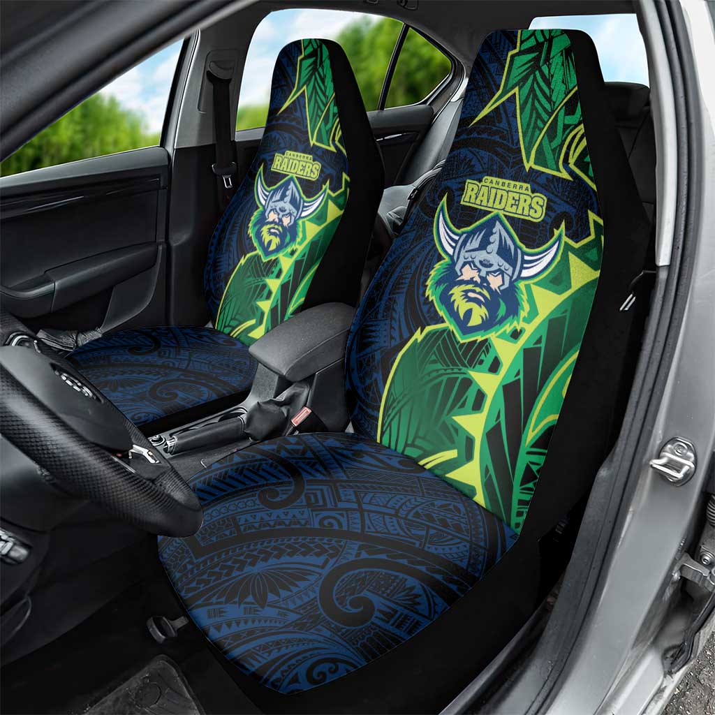 Canberra Raiders Car Seat Cover Polynesian Tribal Tattoo Pacific Sport Art
