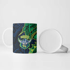 Canberra Raiders Ceramic Mug Polynesian Tribal Tattoo Pacific Sport Art