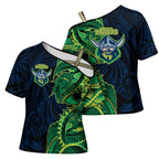 Canberra Raiders Cross Shoulder Shirt Polynesian Tribal Tattoo Pacific Sport Art