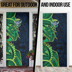 Canberra Raiders Door Cover Polynesian Tribal Tattoo Pacific Sport Art