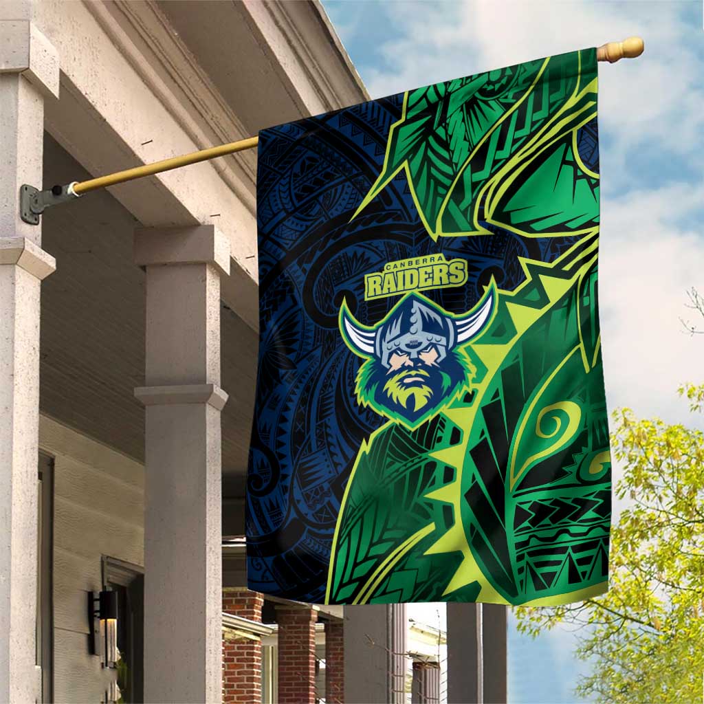 Canberra Raiders Garden Flag Polynesian Tribal Tattoo Pacific Sport Art