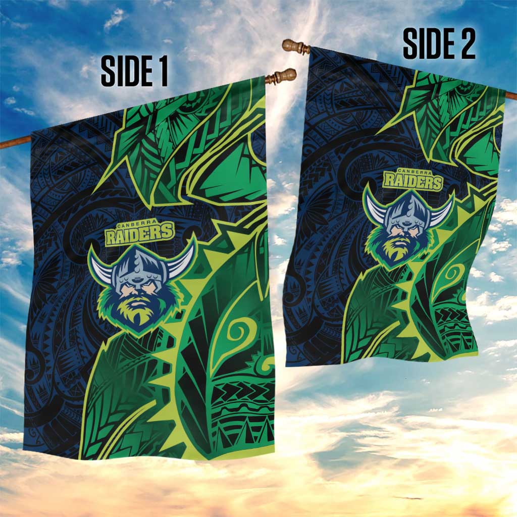 Canberra Raiders Garden Flag Polynesian Tribal Tattoo Pacific Sport Art