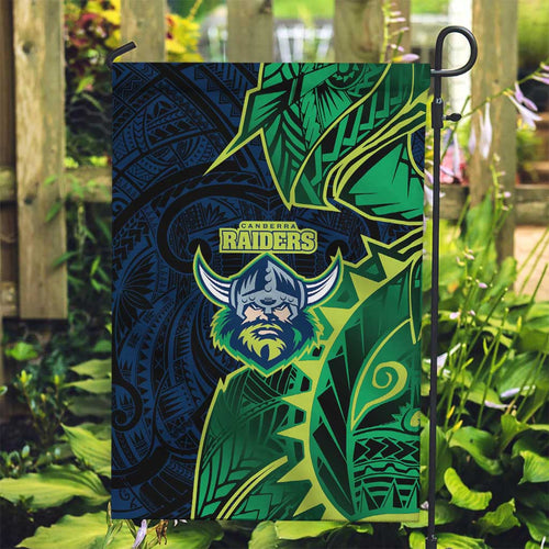 Canberra Raiders Garden Flag Polynesian Tribal Tattoo Pacific Sport Art