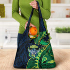 Canberra Raiders Grocery Bag Polynesian Tribal Tattoo Pacific Sport Art