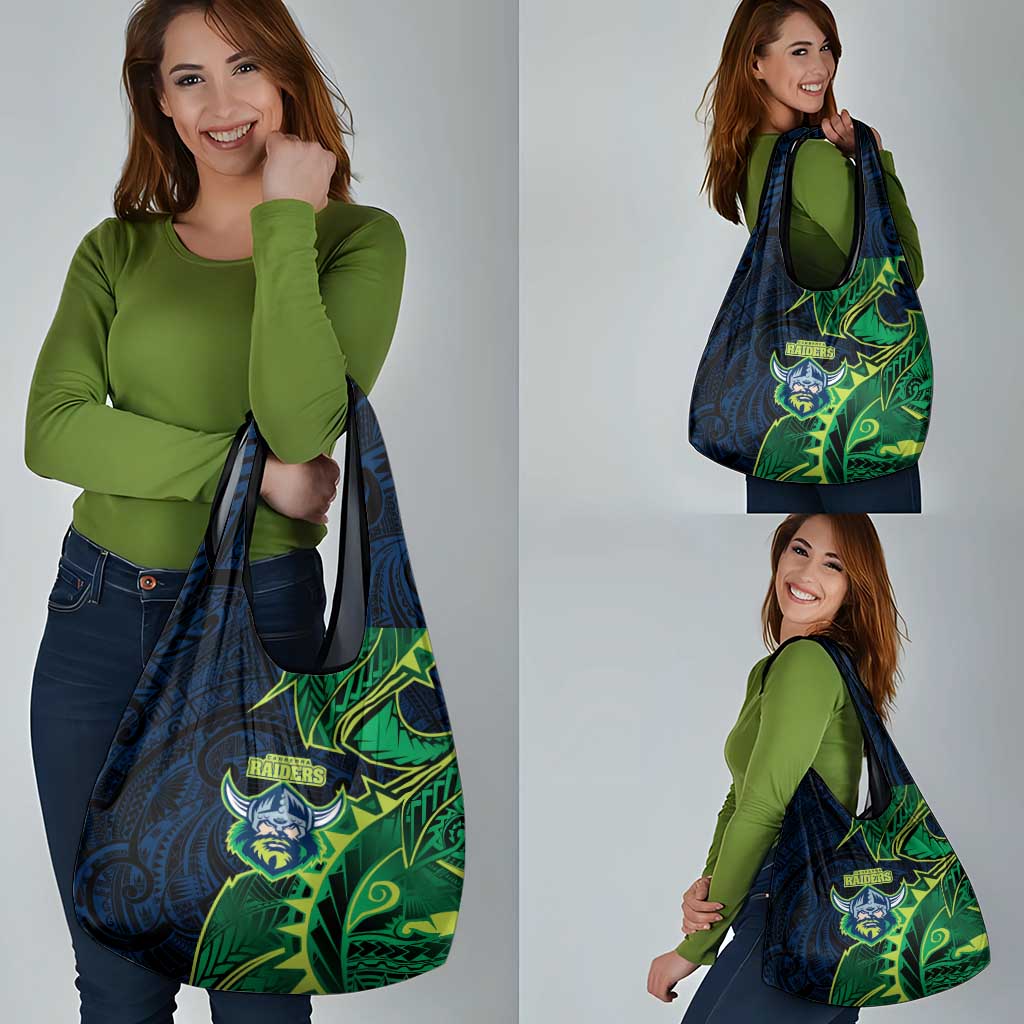 Canberra Raiders Grocery Bag Polynesian Tribal Tattoo Pacific Sport Art