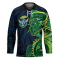 Canberra Raiders Hockey Jersey Polynesian Tribal Tattoo Pacific Sport Art