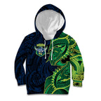 Canberra Raiders Kid Hoodie Polynesian Tribal Tattoo Pacific Sport Art