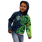 Canberra Raiders Kid Hoodie Polynesian Tribal Tattoo Pacific Sport Art