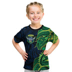 Canberra Raiders Kid T Shirt Polynesian Tribal Tattoo Pacific Sport Art