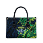 Canberra Raiders Leather Bag Polynesian Tribal Tattoo Pacific Sport Art