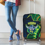 Canberra Raiders Luggage Cover Polynesian Tribal Tattoo Pacific Sport Art