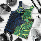 Canberra Raiders Men Tank Top Polynesian Tribal Tattoo Pacific Sport Art