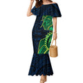 Canberra Raiders Mermaid Dress Polynesian Tribal Tattoo Pacific Sport Art