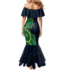 Canberra Raiders Mermaid Dress Polynesian Tribal Tattoo Pacific Sport Art