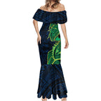 Canberra Raiders Mermaid Dress Polynesian Tribal Tattoo Pacific Sport Art