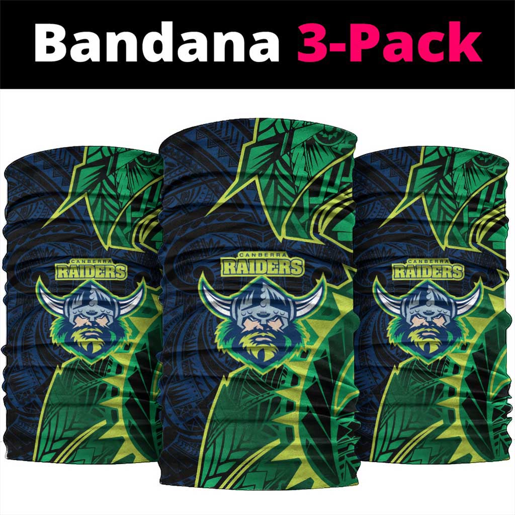 Canberra Raiders Neck Gaiter Polynesian Tribal Tattoo Pacific Sport Art