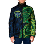 Canberra Raiders Padded Jacket Polynesian Tribal Tattoo Pacific Sport Art