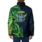 Canberra Raiders Padded Jacket Polynesian Tribal Tattoo Pacific Sport Art