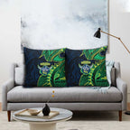 Canberra Raiders Pillow Cover Polynesian Tribal Tattoo Pacific Sport Art
