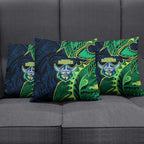 Canberra Raiders Pillow Cover Polynesian Tribal Tattoo Pacific Sport Art